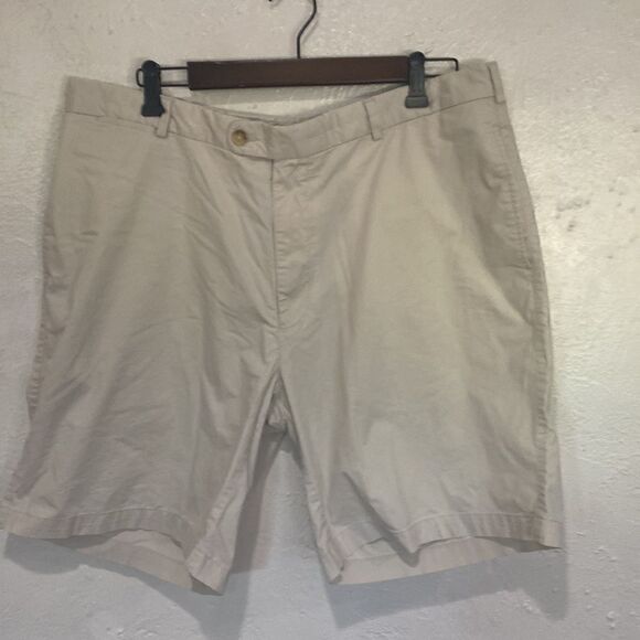 Mens Peter Millar Size 38 Tan Khaki‎ Shorts Inseam 8” - Picture 1 of 6